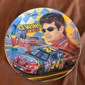 Jeff Gordon collectible Lucky #13 plate #1141P